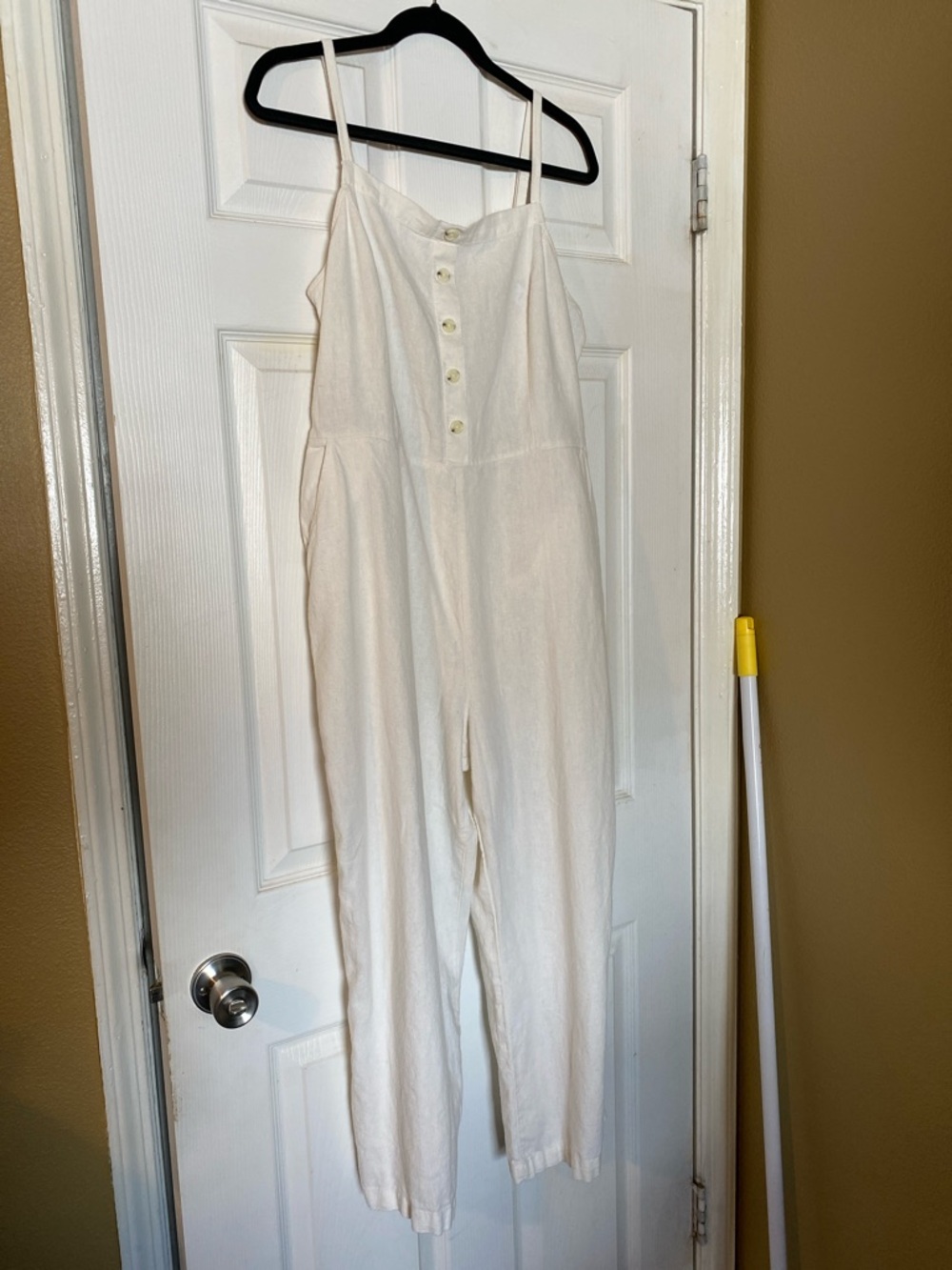 Women's GAP Cream linen blend jumper